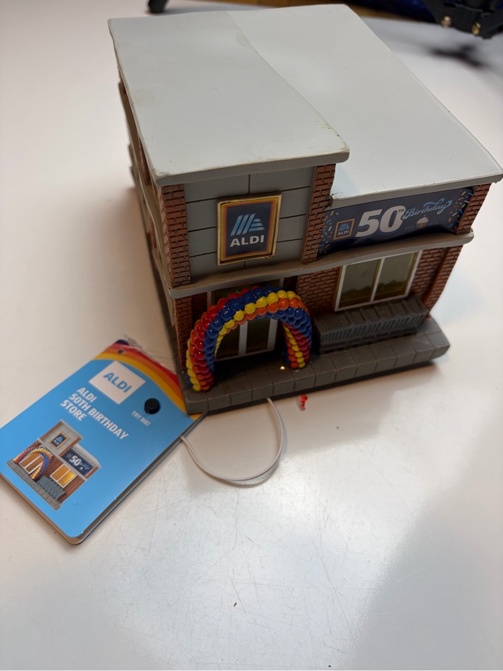 Aldi 50th Birthday Anniversary Limited Edition Store Light Up Collectible - Picture 2 of 6